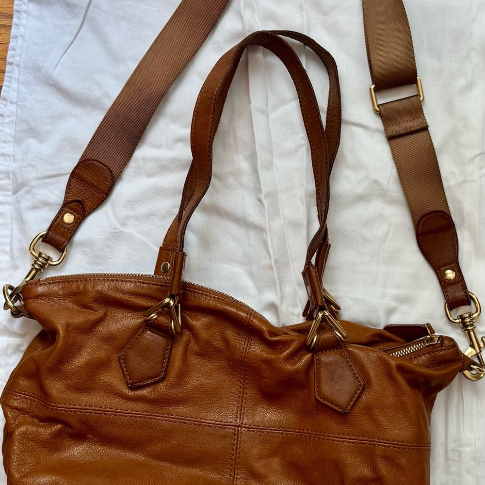 Liebeskind Tan Leather Shoulder Bag